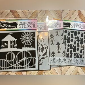 Brutus Monroe Stencil Bundle, 4 Sets!